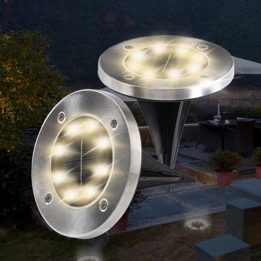 Pathway Lights Solar-Powered Waterproof 4-Pack