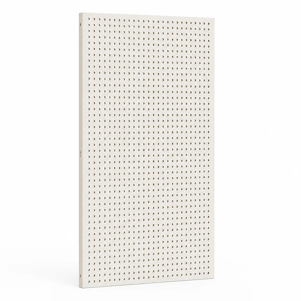 Pegboard Organizer Wall-Mounted Modular Design 10 Metal Hooks