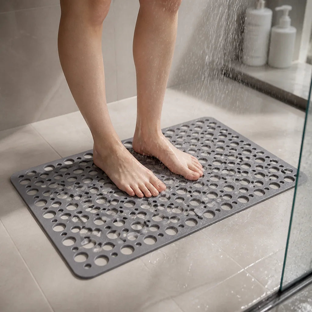 Perforated Bath Mat for Showers & Bathtubs