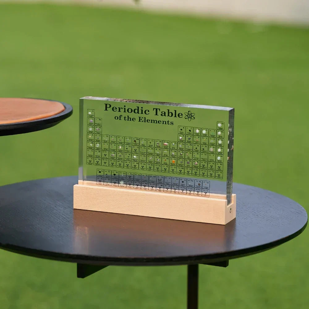 Periodic Table Display LED Illuminated 83 Real Elements