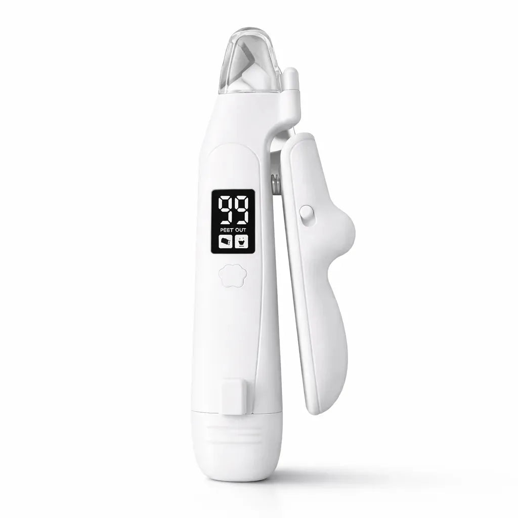 Pet Nail Clipper & Grinder LED Rechargeable 2-In-1
