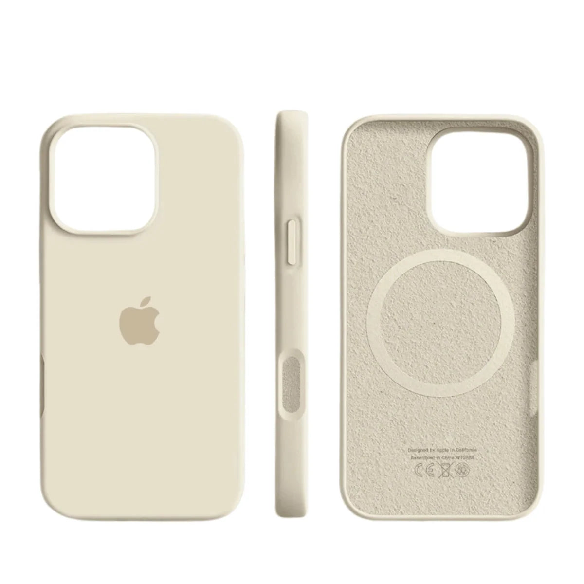 Phone Case Slim Liquid Silicone Magnetic Wireless Charging
