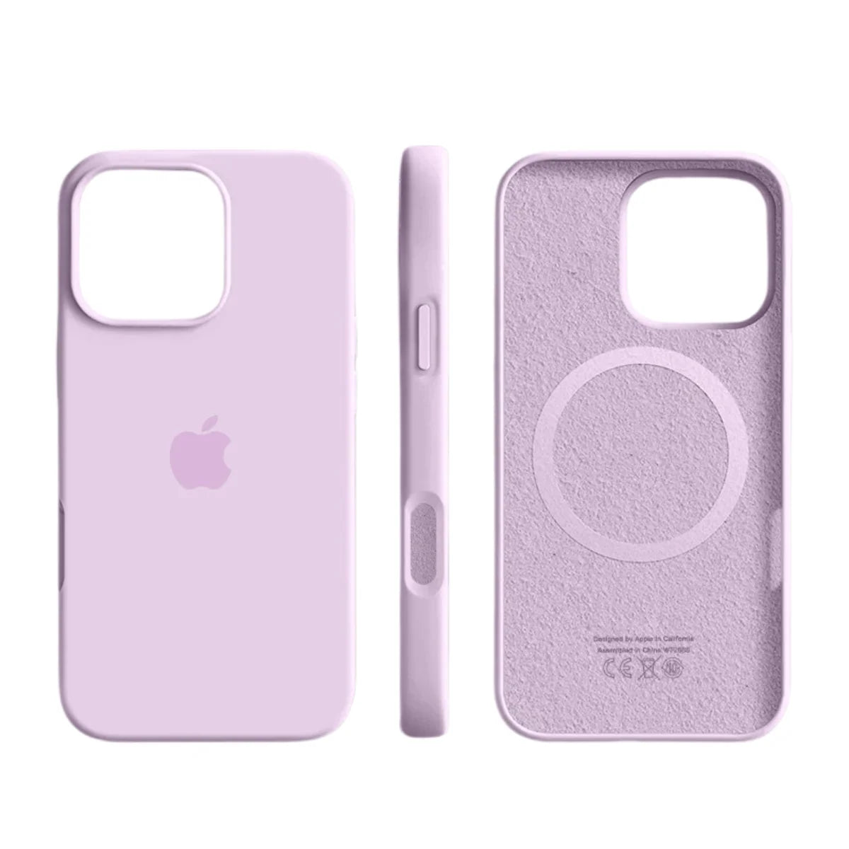 Phone Case Slim Liquid Silicone Magnetic Wireless Charging