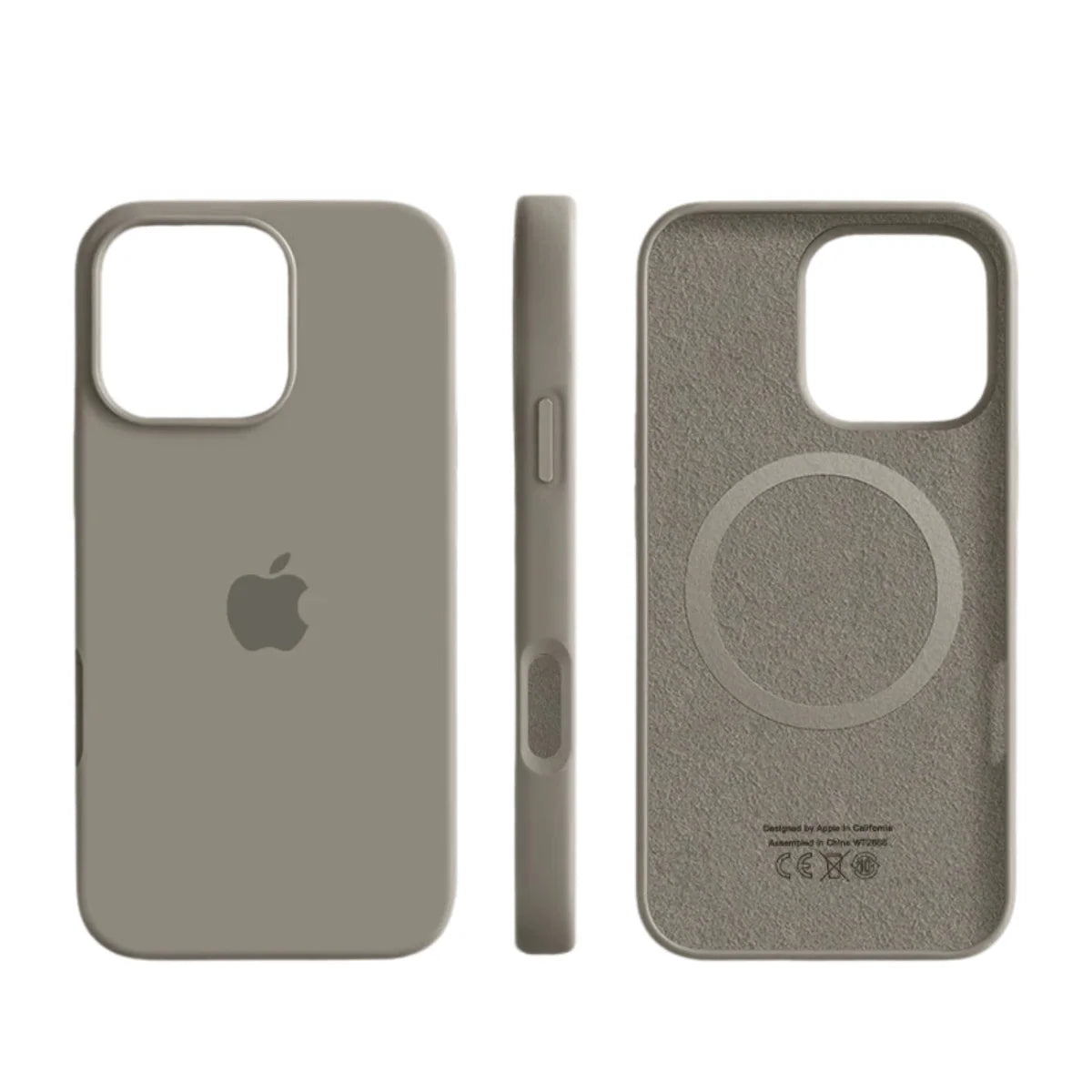 Phone Case Slim Liquid Silicone Magnetic Wireless Charging