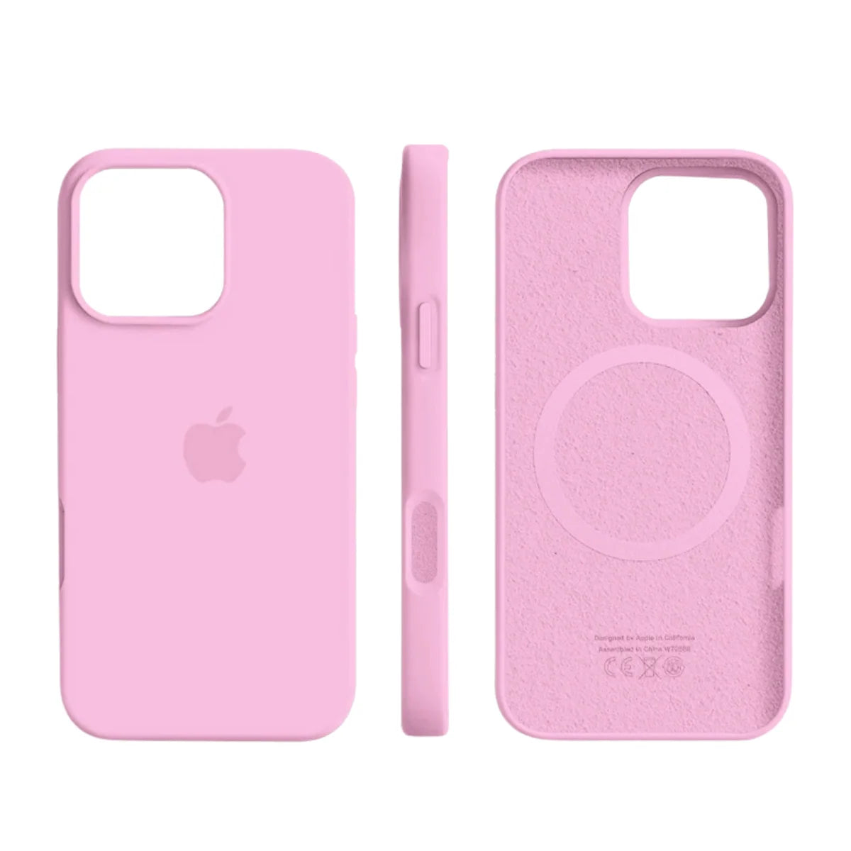 Phone Case Slim Liquid Silicone Magnetic Wireless Charging