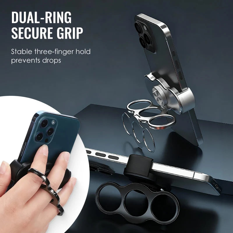 Phone Ring Holder 360° Rotating Foldable Design