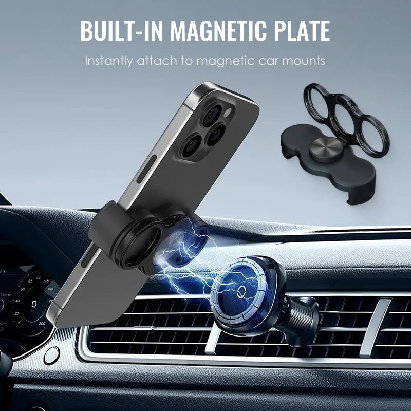 Phone Ring Holder 360° Rotating Foldable Design