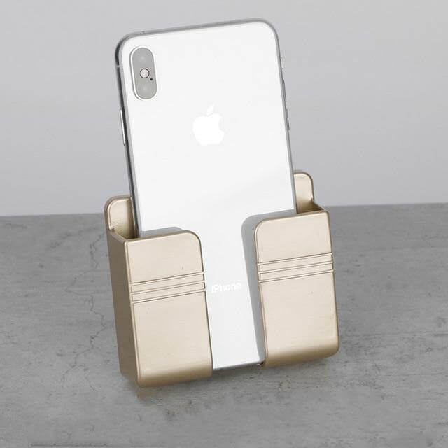 Phone Wall Holder Adhesive Mount With Charging Access