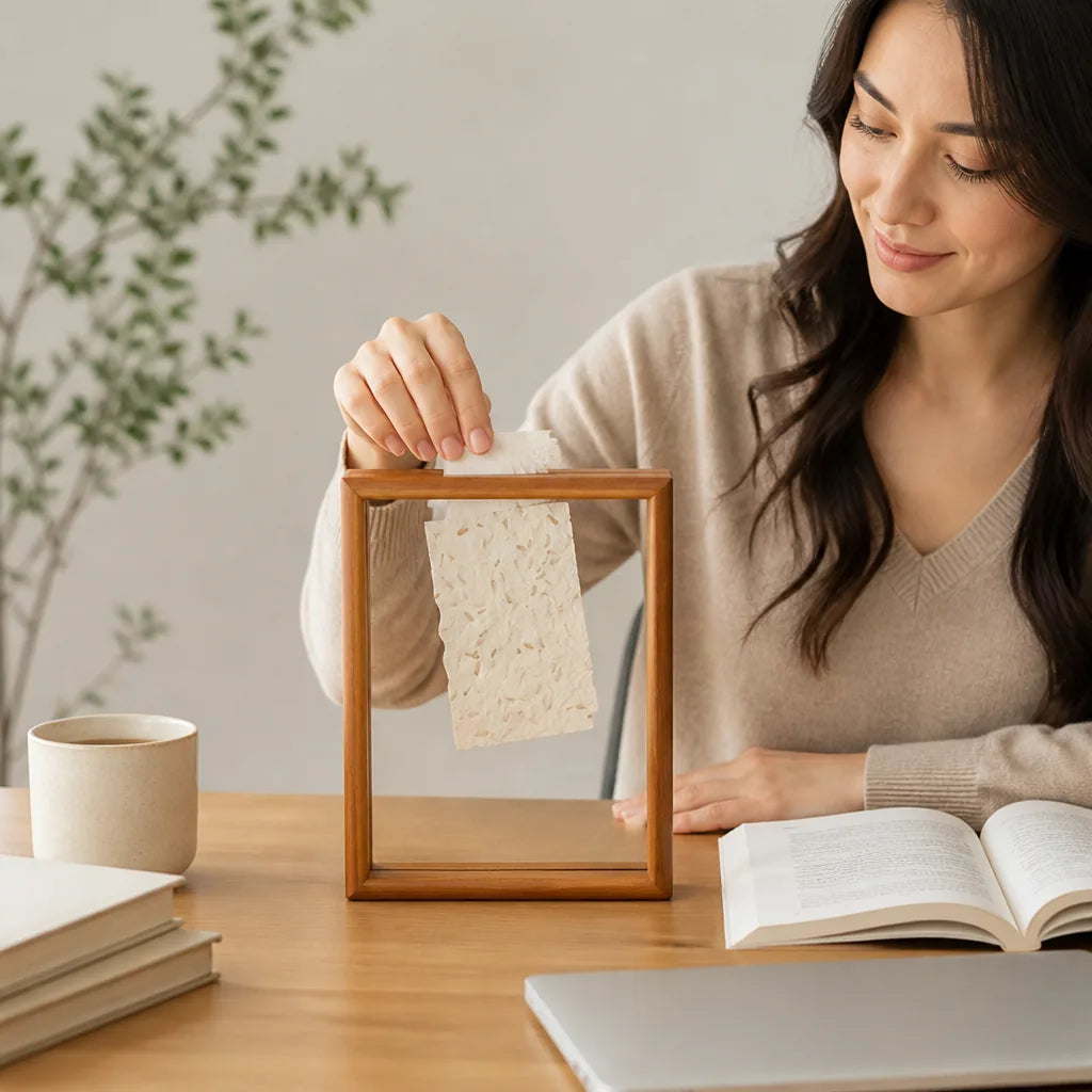 Photo Frame Wood And Glass 4x6 Tabletop Display