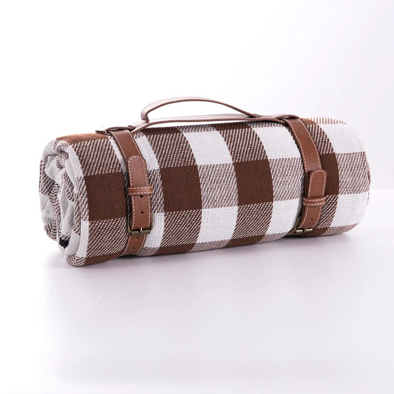 Picnic Blanket Waterproof Foam-Padded Foldable 200 × 200 cm