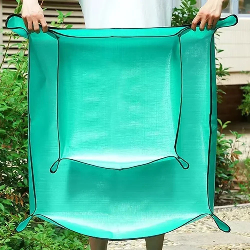 Plant Repotting Mat Waterproof Snap-Corner Foldable