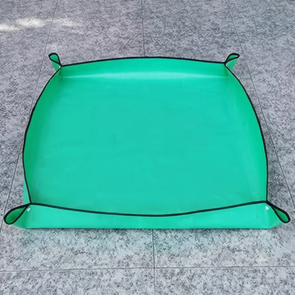 Plant Repotting Mat Waterproof Snap-Corner Foldable