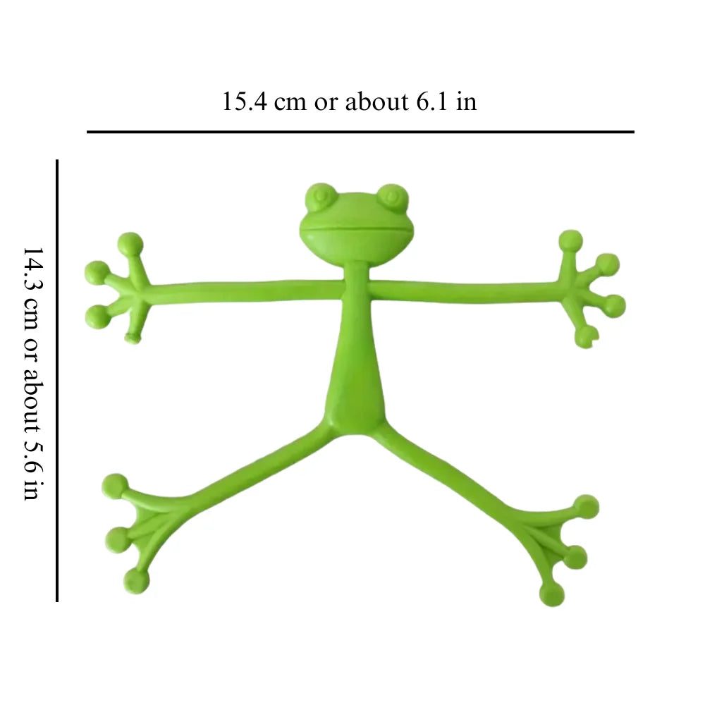 Plant Support Stake Plastic Frog Design Compact Space-Saving
