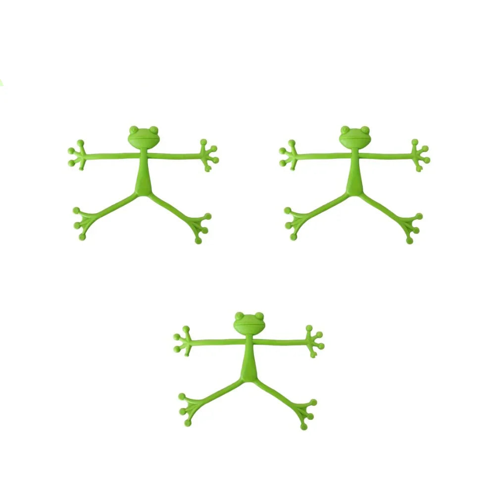 Plant Support Stake Plastic Frog Design Compact Space-Saving