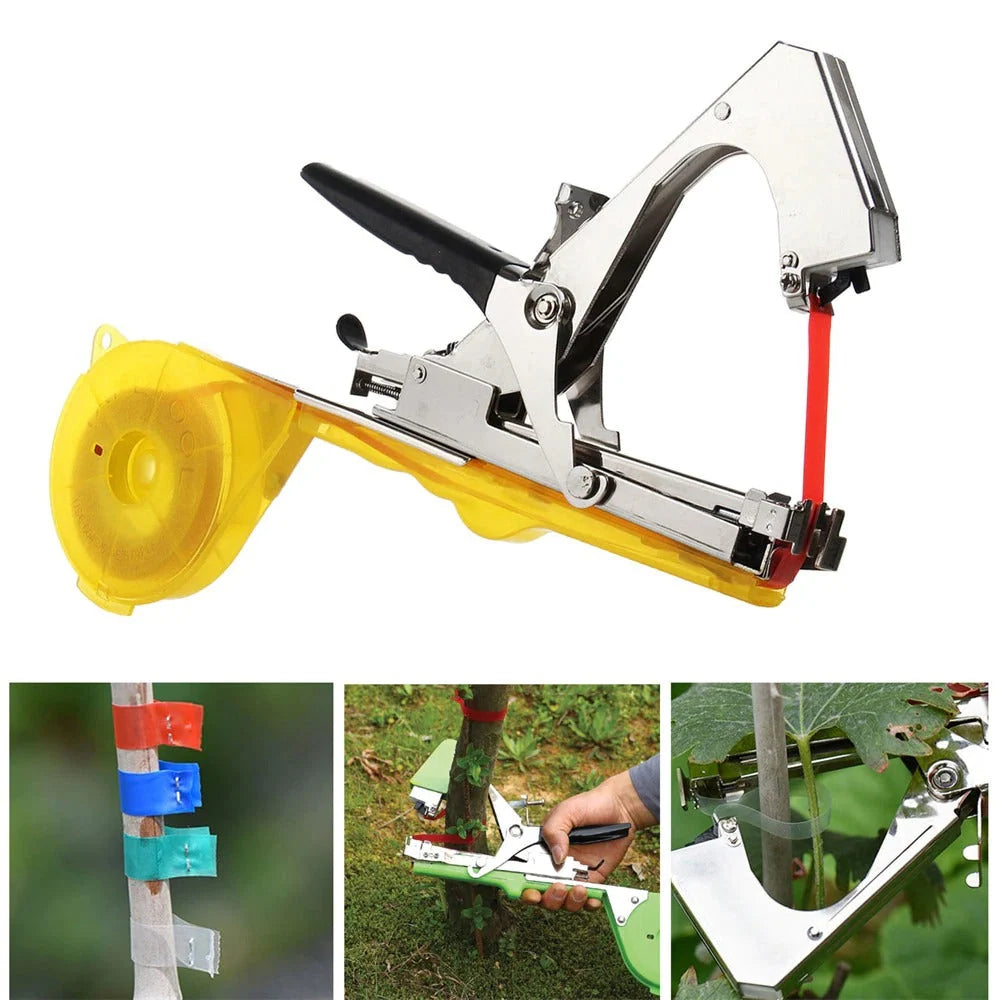 Plant Tying Tool One-Hand Operation Adjustable Tape Loop