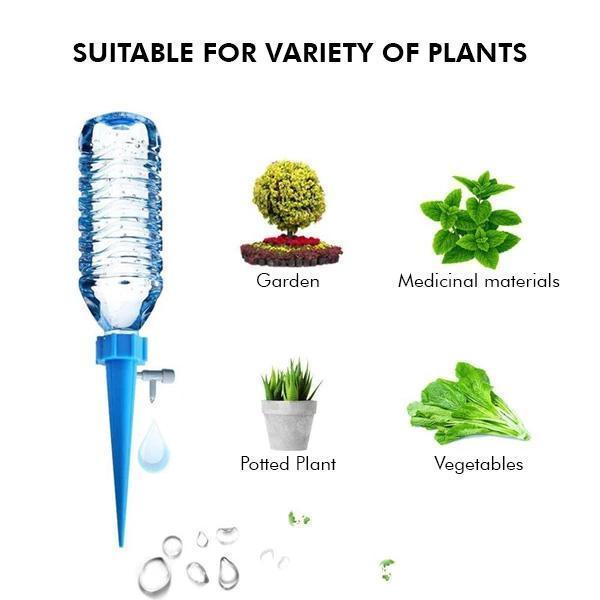 Plant Watering Funnel Automatic Adjustable Drip for 1–15 Days