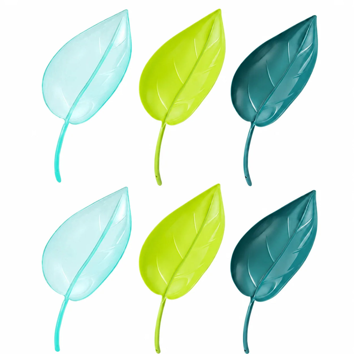 Plant Watering Funnels Leaf-Shaped Spill-Reducing Plastic