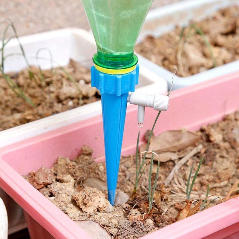 Plant Watering Spike Adjustable Drip Flow Bottle Compatible