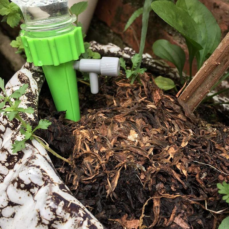 Plant Watering Spike Adjustable Drip Flow Bottle Compatible