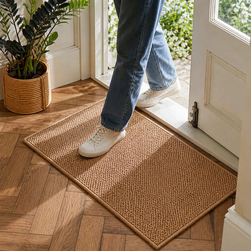 Plush Rectangular Loop Surface Door Mat