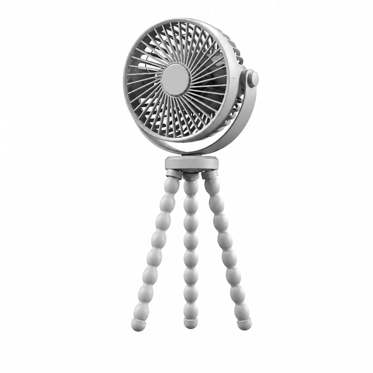 Portable Fan Flexible Tripod Legs USB-C Rechargeable 3 Speeds