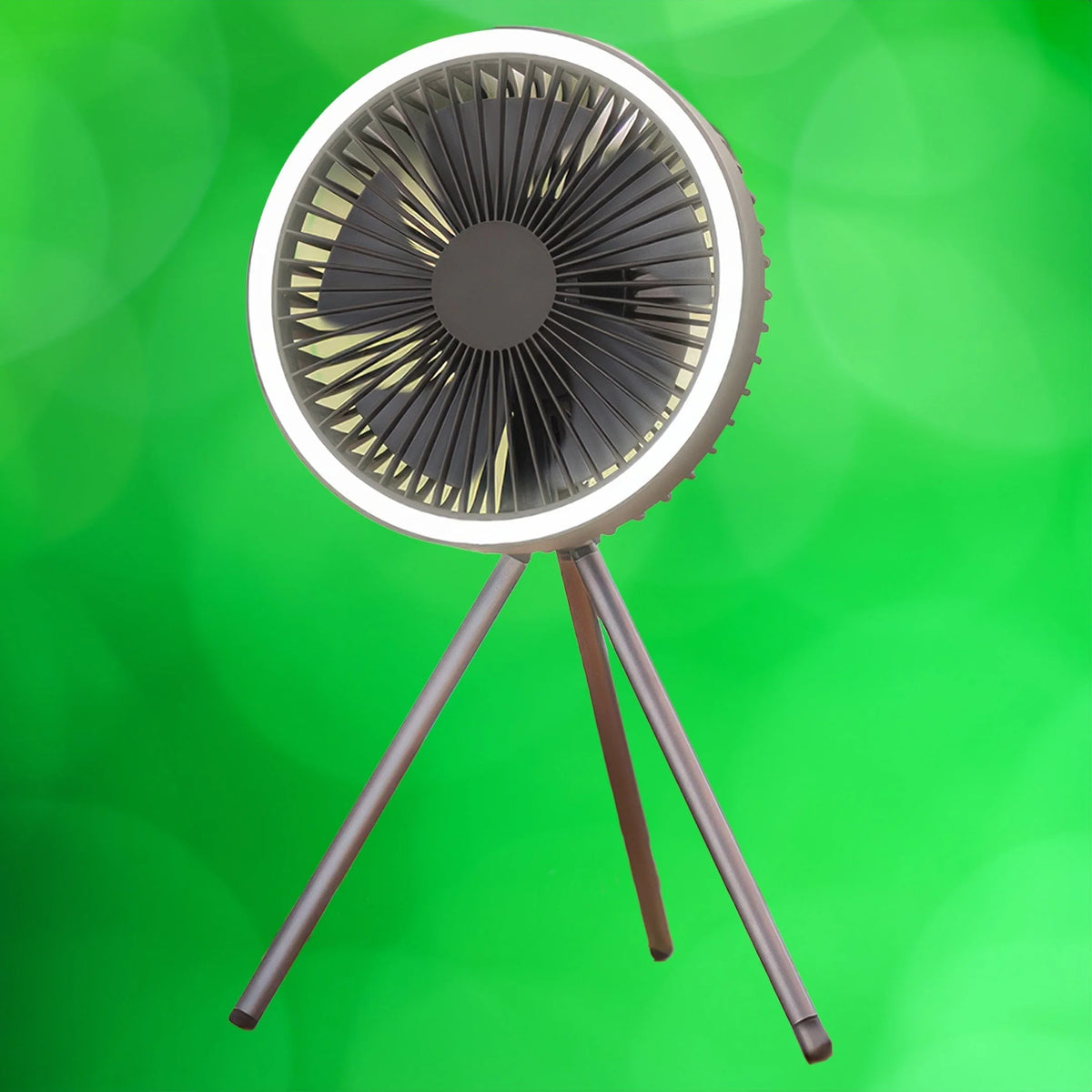 Portable Fan Rechargeable Power Bank Foldable Tripod