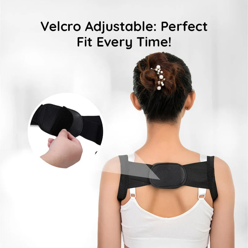 Posture Corrector Adjustable Breathable Discreet Under-Clothing Fit
