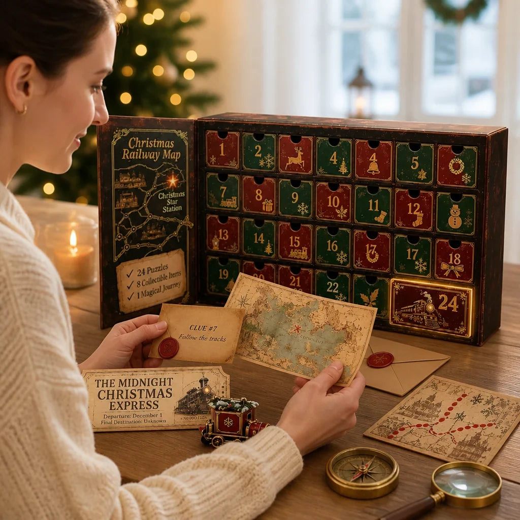 Puzzle Advent Calendar 24 Daily Escape Room Puzzles