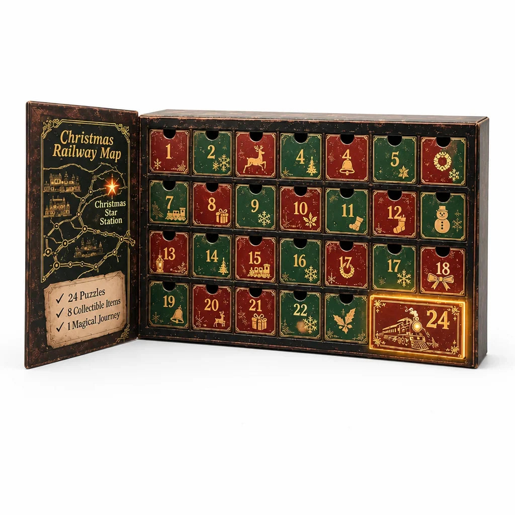 Puzzle Advent Calendar 24 Daily Escape Room Puzzles