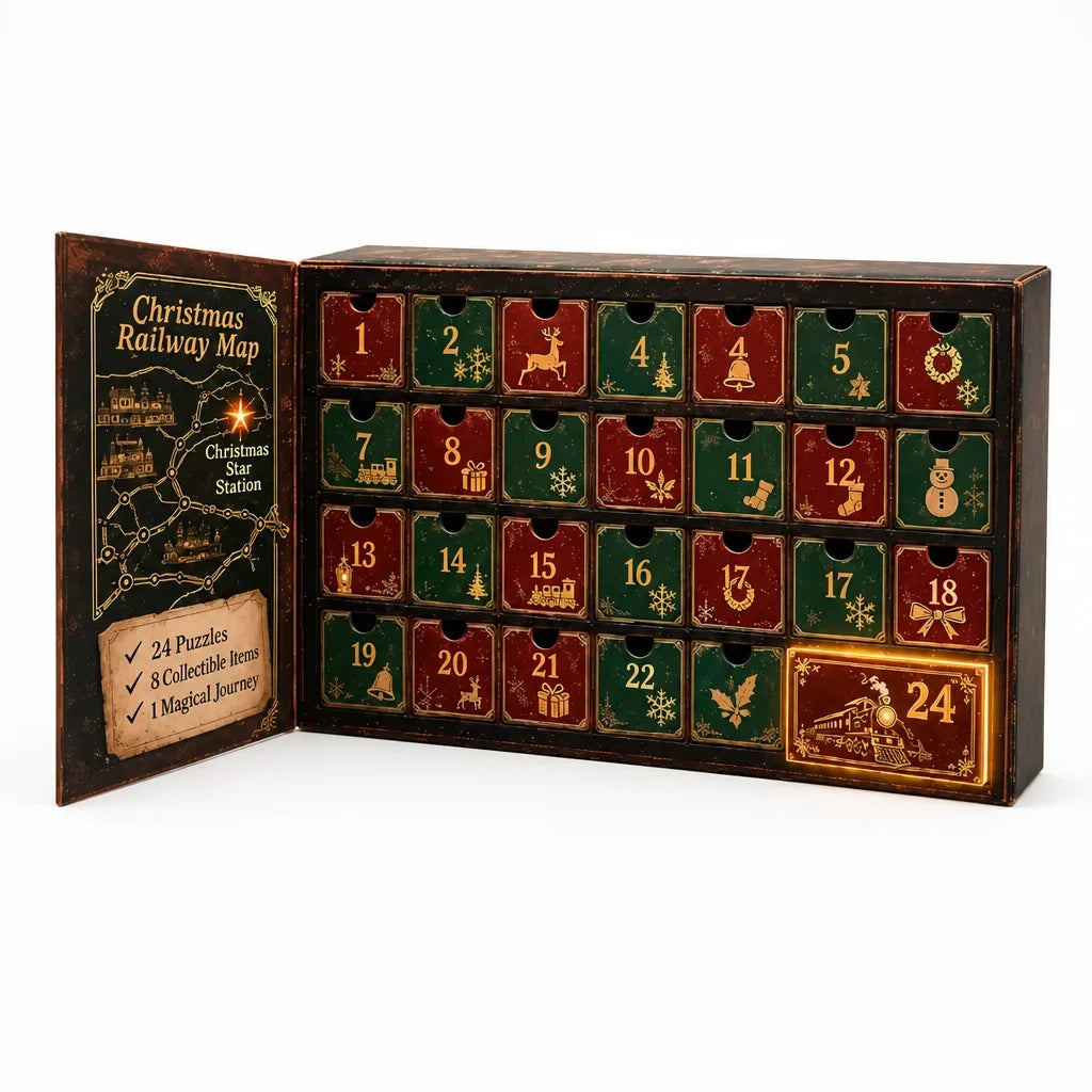 Puzzle Advent Calendar 24 Daily Escape Room Puzzles