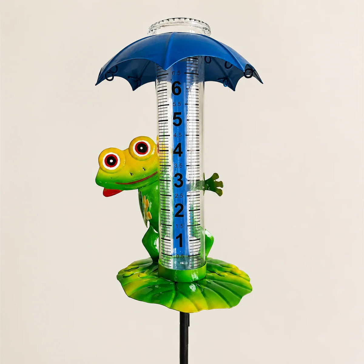 Rain Gauge Solar-Powered LED Light Waterproof IP65 Outdoor Design