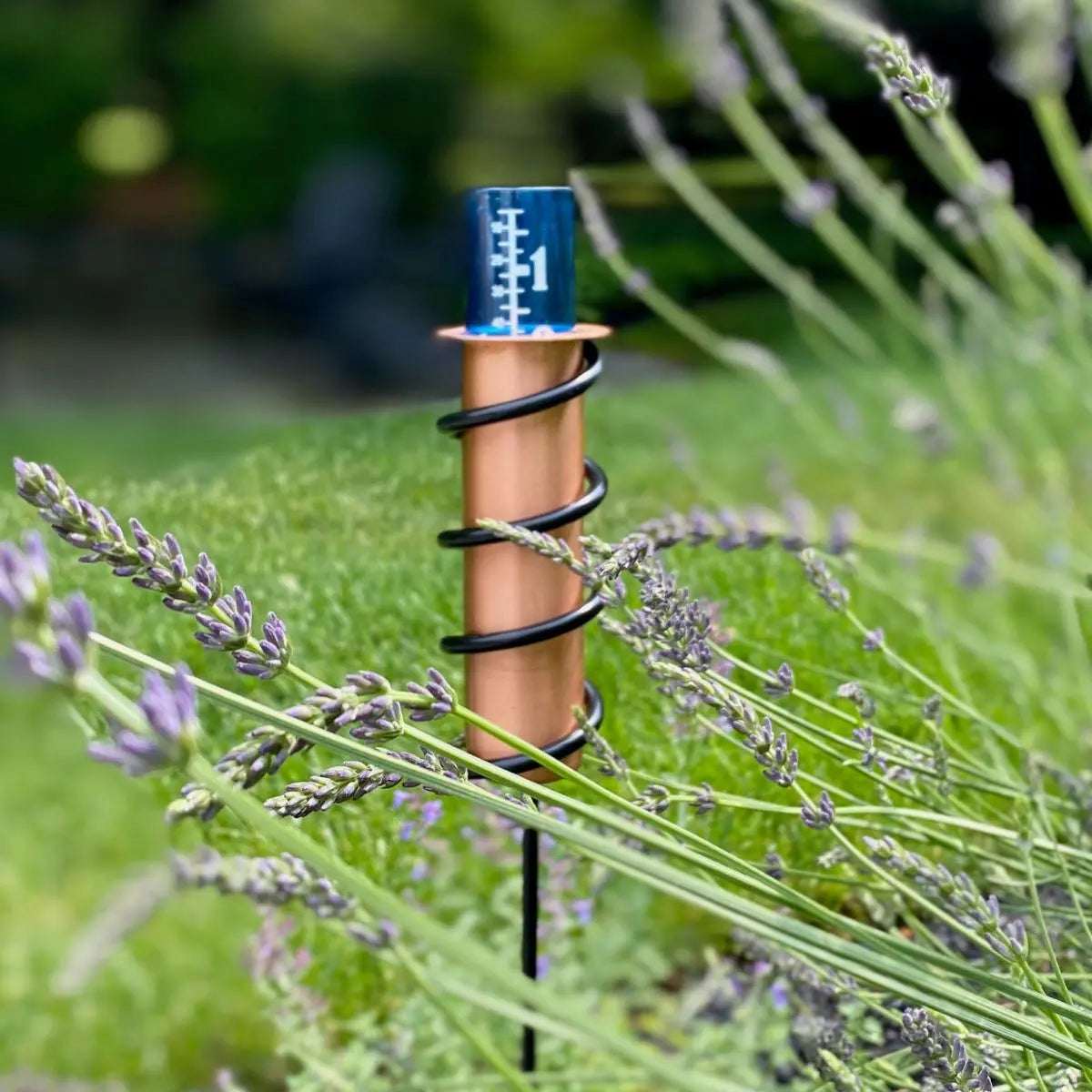 Rain Gauge Solid Copper Easy-Read Floating Tube