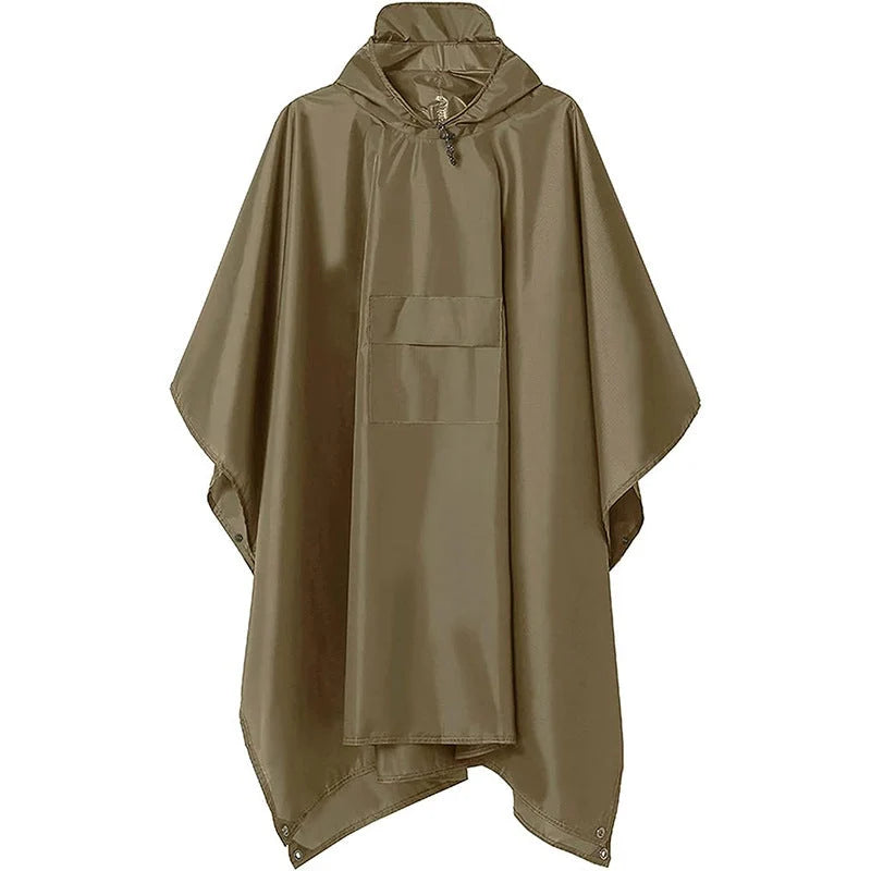 Rain Poncho 3-in-1 Waterproof Tarp & Ground Sheet