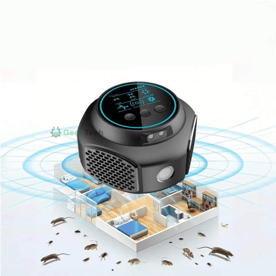 Rodent Repeller Ultrasonic Plug-In 3,200 Sq Ft Coverage