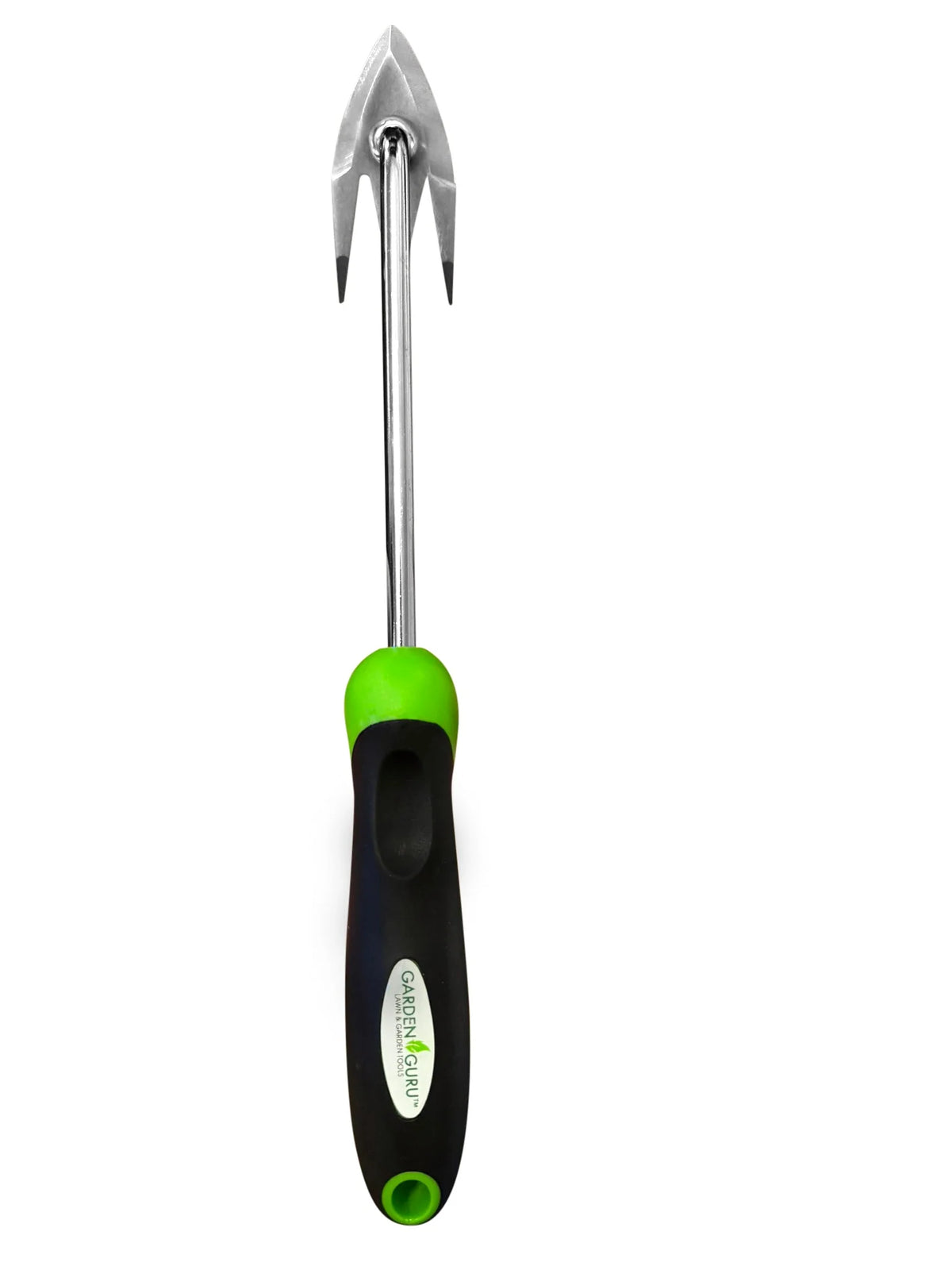 Root Weeder Stainless Steel Three Angled Tines Ergonomic Grip