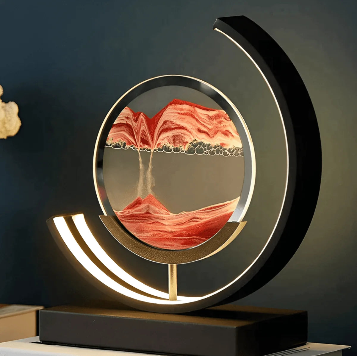 Sand Art Lamp Rotating Sand Dimmable Light