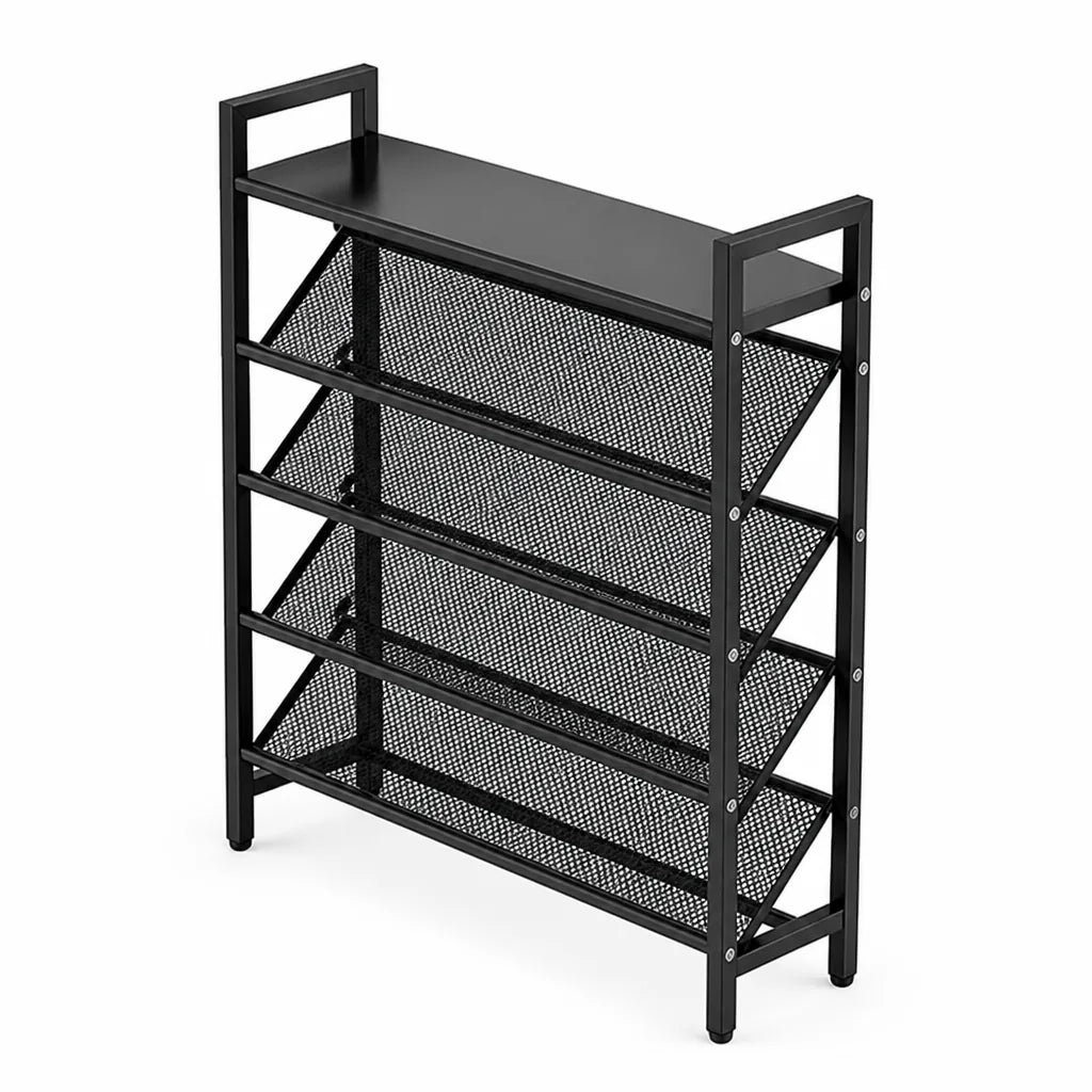 Shoe Rack Carbon Steel Slim Space-Saving