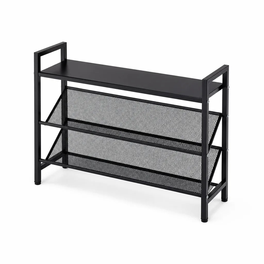 Shoe Rack Carbon Steel Slim Space-Saving