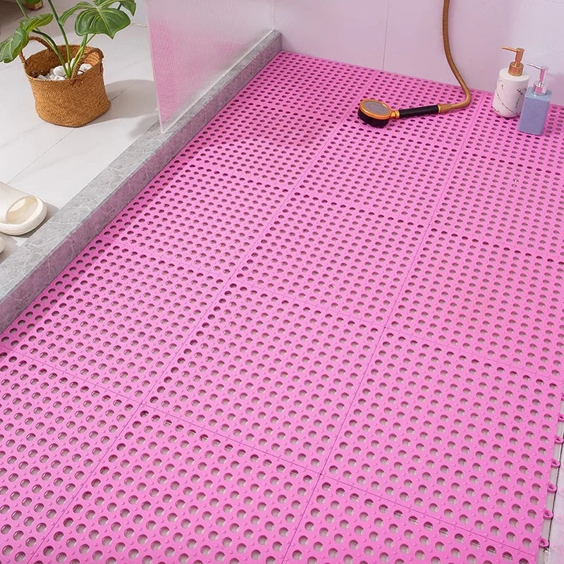 Shower Mat Non-Slip Quick-Drying Soft Plastic