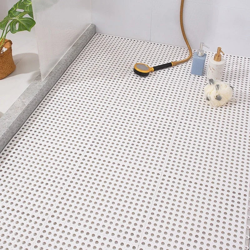 Shower Mat Non-Slip Quick-Drying Soft Plastic