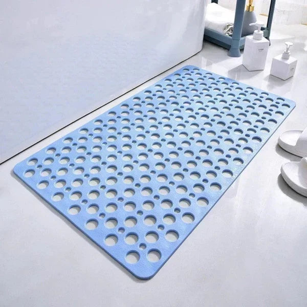 Shower Mat Textured Non-Slip Suction Backing With Drainage Design