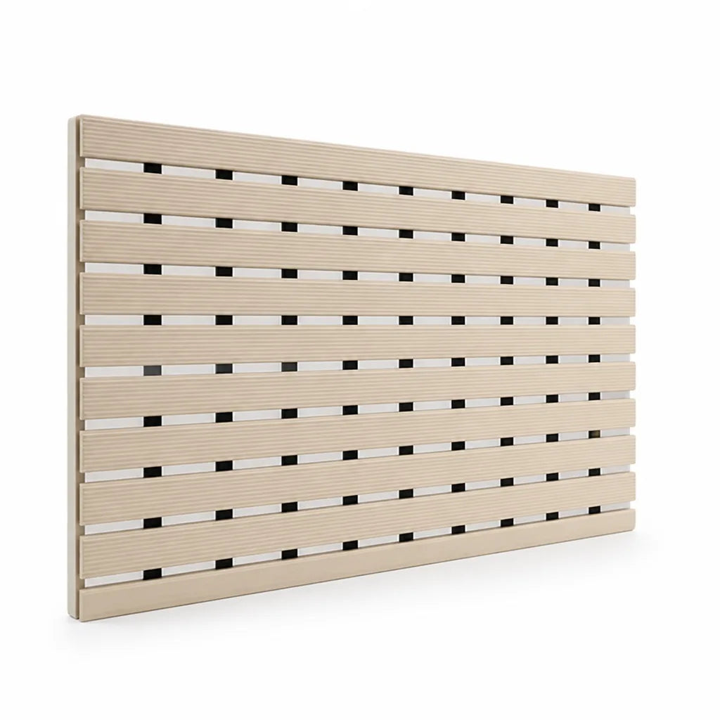 Slat-Strip Open-Gap Drainage Bath Mat