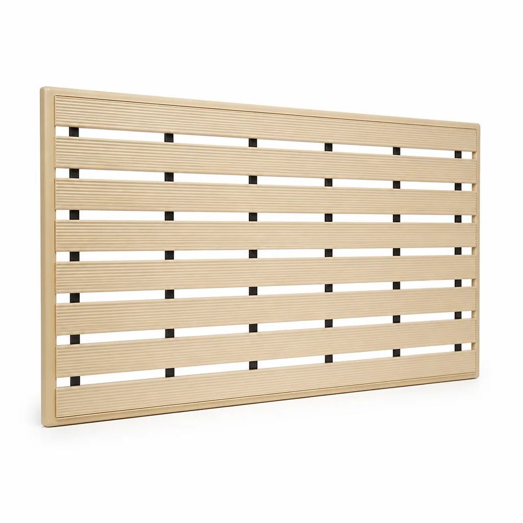 Slat-Strip Open-Gap Drainage Bath Mat