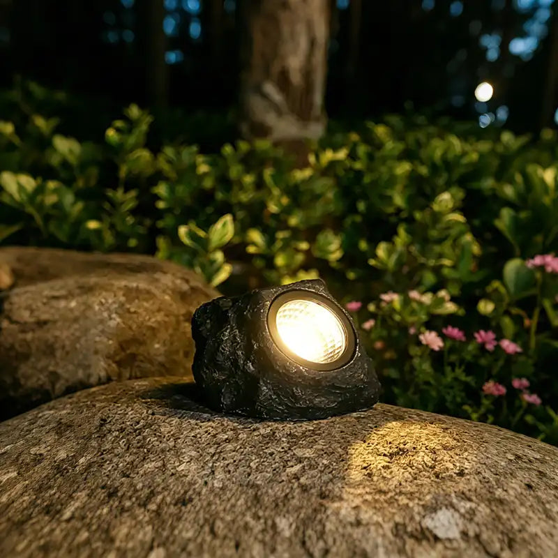 Solar Garden Spotlights Solar-Powered Automatic Dusk Sensor