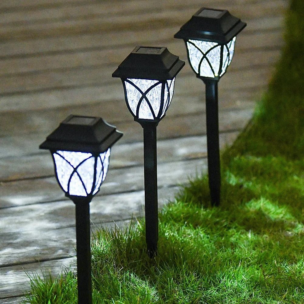 Solar Pathway Lights Water-Ripple LED Set of 6