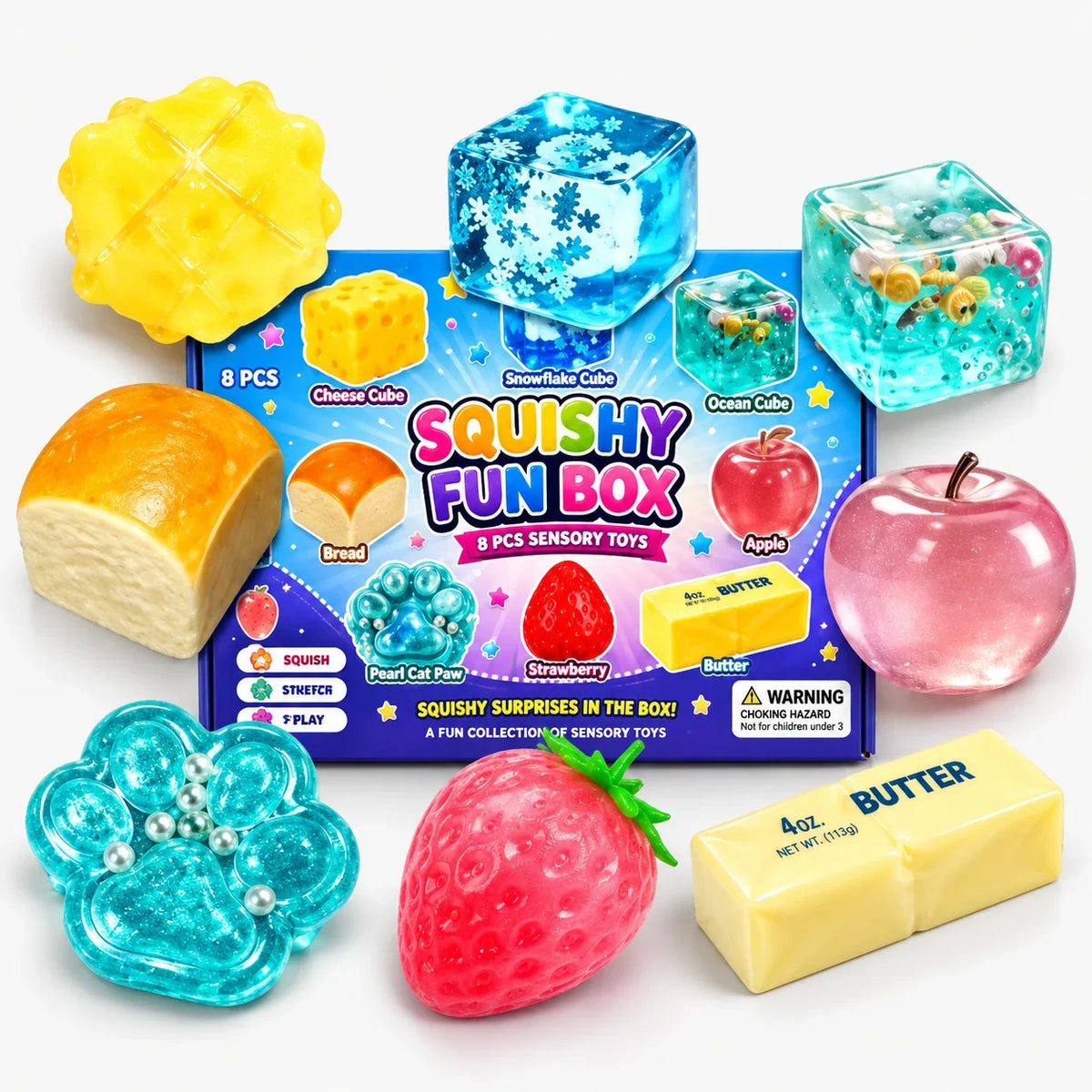 Squishy Toy Advent Calendar Dumpling Slow-Return Foam 24-Piece Set