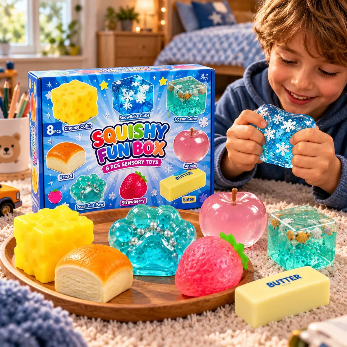 Squishy Toy Advent Calendar Dumpling Slow-Return Foam 24-Piece Set