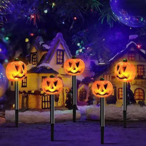 Stake Lights Solar-Powered Halloween Set of 5