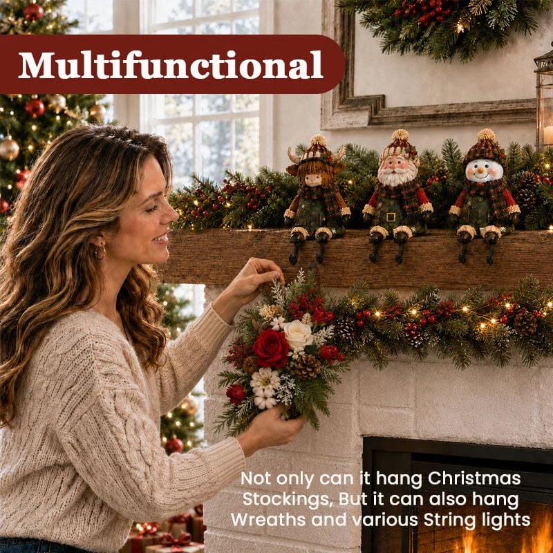 Stocking Holder Shelf Sitter With Hidden Hook