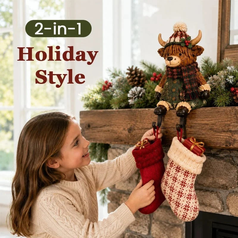 Stocking Holder Shelf Sitter With Hidden Hook